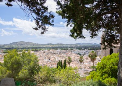 Arta - Blick über die Dächer Mallorca