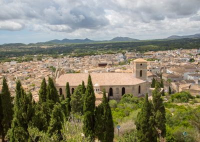 Arta - Blick auf die Kirche Transfiguració del Senyor Mallorca