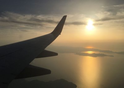 Mallorca beim Anflug - Cap Formentor