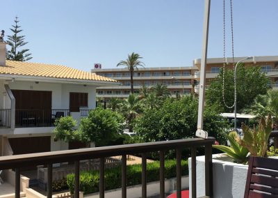 Mallorca Meine Terrasse vorne in Playa de Muro