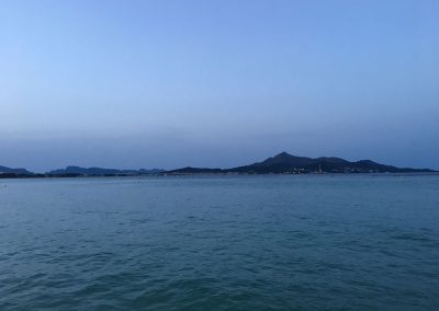 Mallorca - Playa de Muro mit Blick auf Port d'Alcudia