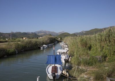 Port d'Andratx Blick auf die Berge Mallorca