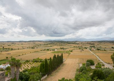 Santa Margalida - Blick von der Kirche aufs Umland Mallorca