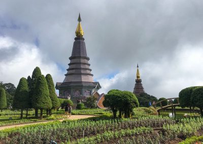 Chiang Mai - Doi Inthanon - King and Queen Pagodas