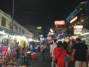 Bangkok – Khaosan Road bei Nacht