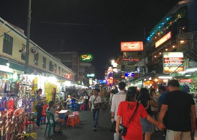Bangkok – Khaosan Road bei Nacht