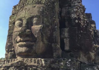 Bayon Tempel - Turm mit Gesichtern