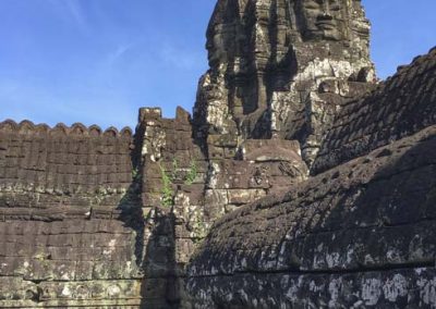 Bayon Tempel - Turm mit Gesichtern