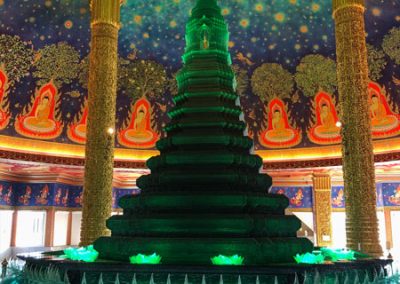 Wat Paknam Phasi Charoen - Pagoda innen - Bangkok