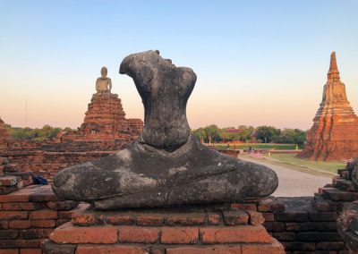 Ayutthaya - Wat Chai Watthanaram - Buddha-Statue