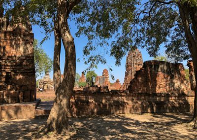 Ayutthaya Wat Mahathat - Ansicht von außen
