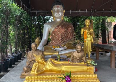 Ayutthaya Wat Phu Khao Thong - Buddha-Statue