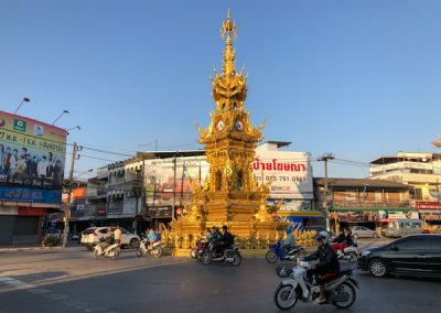 Chiang Rai Clock Tower bei Tag