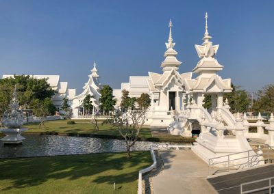 Chiang Rai Wat Rong Khun - Tempelgelände