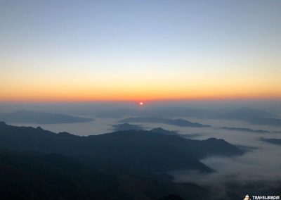 Phu Chi Fa - Die Sonne selbst ist das erste Mal zu sehen, 6:43 Uhr
