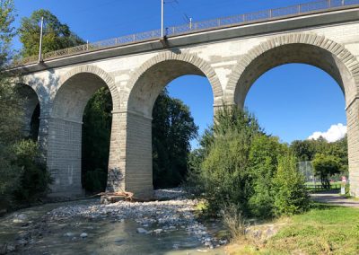 Viadukt bei Goldach Bodensee Radtour
