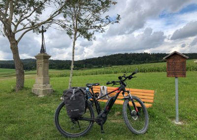 Kurz vor Engstingen Bodensee Radtour