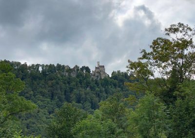 Schloss Lichtenstein aus der Ferne Bodensee Radtour