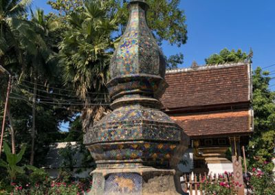 Stupa im Wat Xieng Thong Luang Prabang