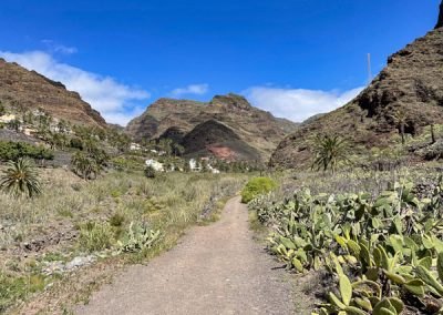 Wandern auf La Gomera durchs Valle Gran Rey - Kurz vor El Guro