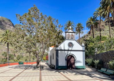 Wandern auf La Gomera: Rundwanderung El Guro - Los Granados: Ermita de los Santos Reyes