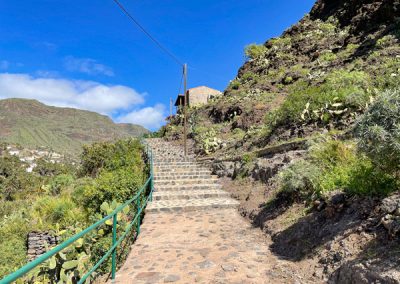 Wandern auf La Gomera: Rundwanderung El Guro - Los Granados: Kurz vor Chele