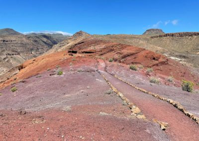 Mondartige Landschaft bei Quise