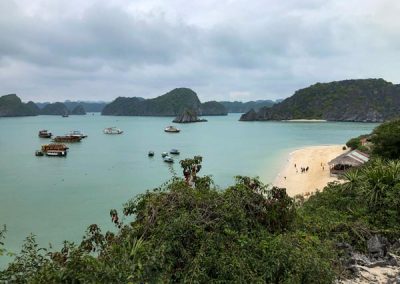 Die Affeninsel Dao Cat Dua in der Halong-Bucht