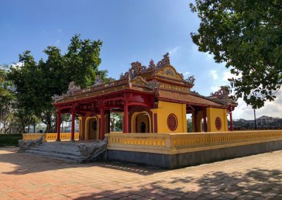 Kunstvolles Gebäude wie eine Art Tempel