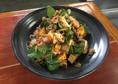 Chiang Mai - Kochkurs - Cashew-Salat mit Tofu