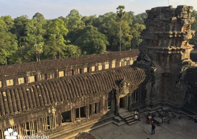 Siem Reap - Angkor Wat - Tempel Innenhof von oben