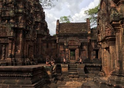 Angkor - Banteay Srei - Innenhof