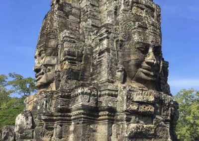 Bayon Tempel - Turm mit Gesichtern
