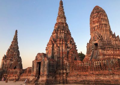 Ayutthaya - Wat Chai Watthanaram - zentraler Prang und Chedis