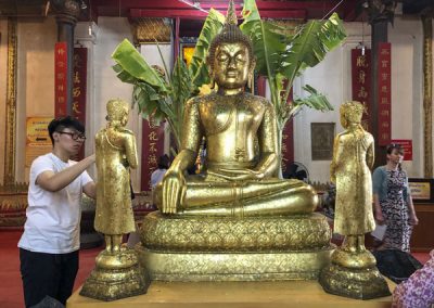 Ayutthaya Wat Phanan Choeng - Buddha-Statue