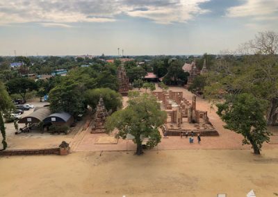Ayutthaya Wat Phu Khao Thong - Blick vom Chedi