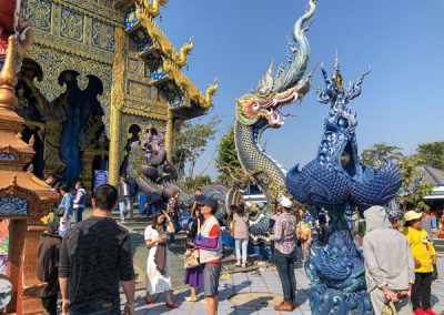 Chiang Rai Blauer Tempel - Eingang