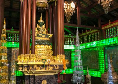 Chiang Rai Wat Phra Kaeo - Smaragd-Buddha im Ubosot