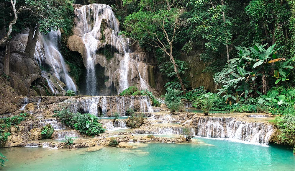 Kuang Si Falls in Laos