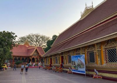 Vientiane Vat Simuang - Innenhof