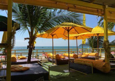 Yellow Beach Cafe auf Langkawi, Malaysia